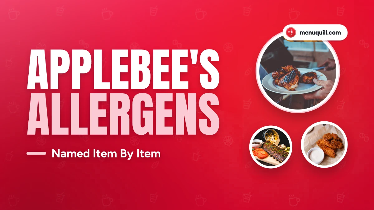 Applebee's allergen menu