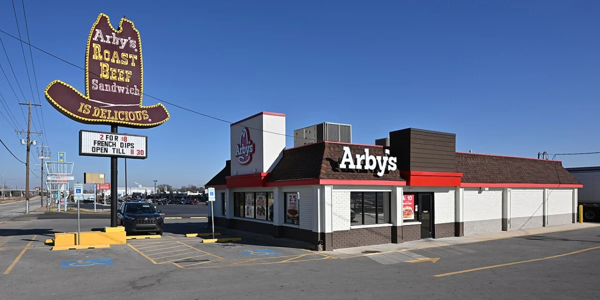 An Arby’s restaurant building in Tulsa, Oklahoma