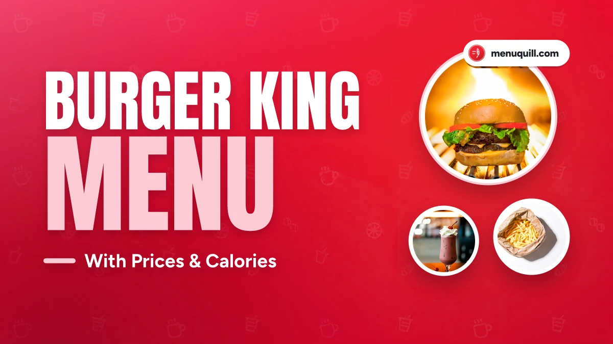 Burger King menu