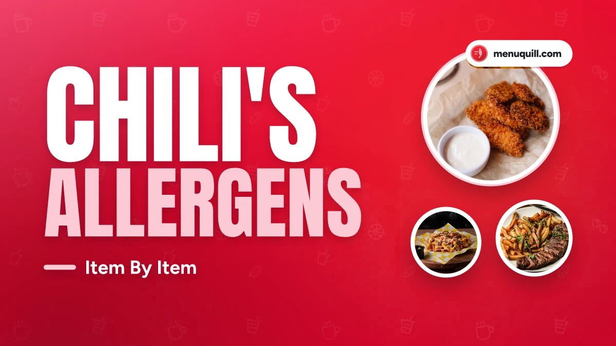 Chili’s allergen menu