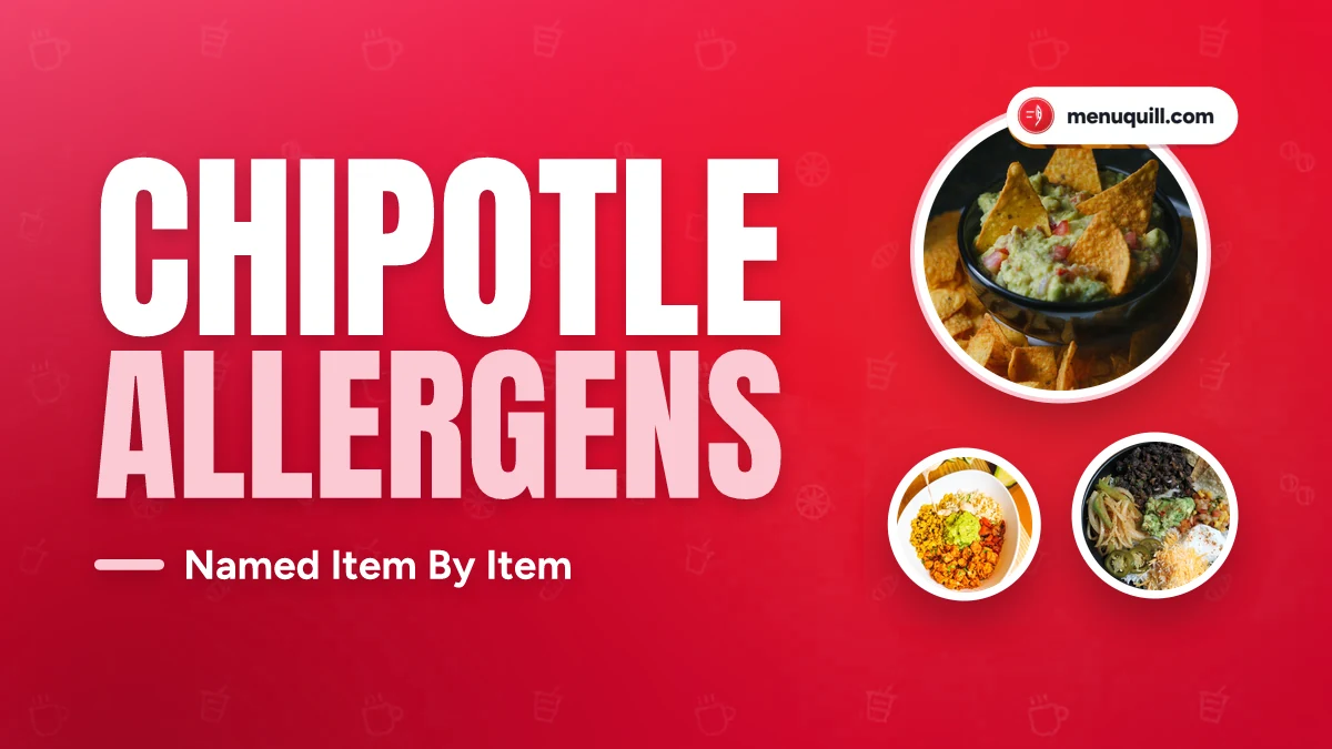 Chipotle allergen menu