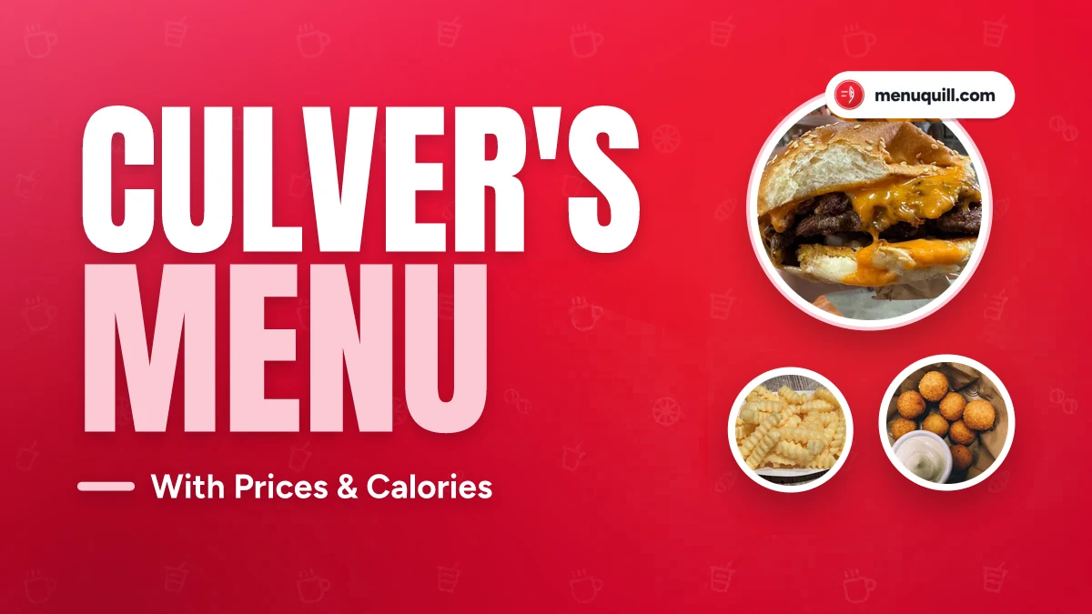 Culver's menu