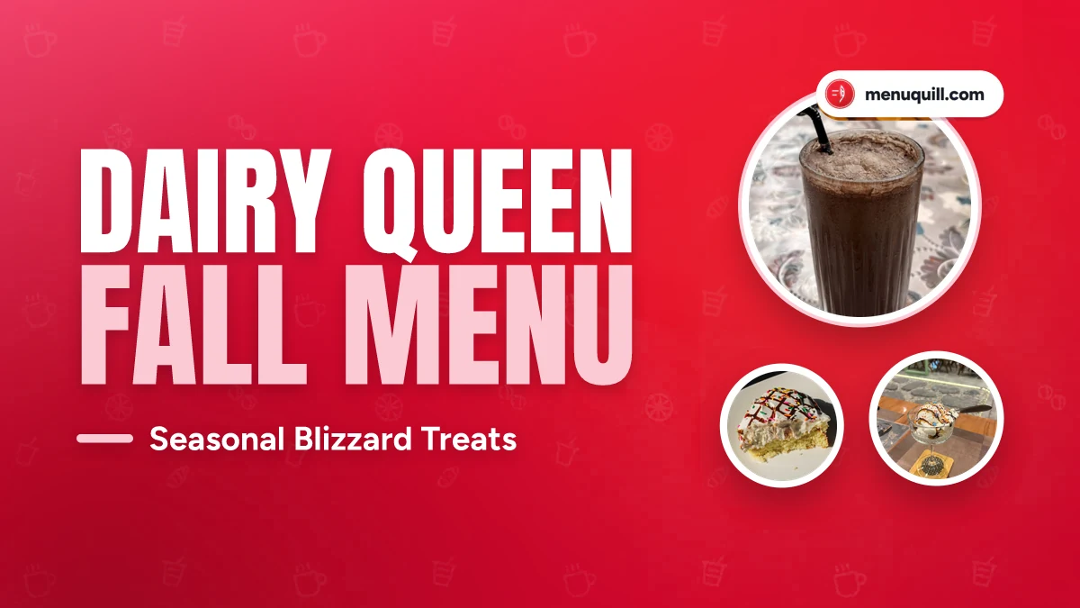 Dairy Queen fall menu