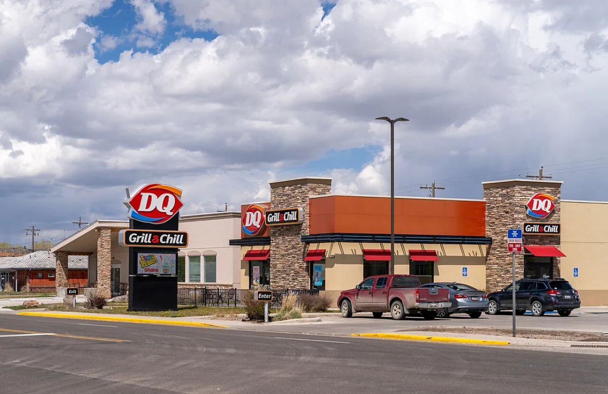 A Dairy Queen Grill and Chill restaurant on 3rd Street in Laramie, Wyoming