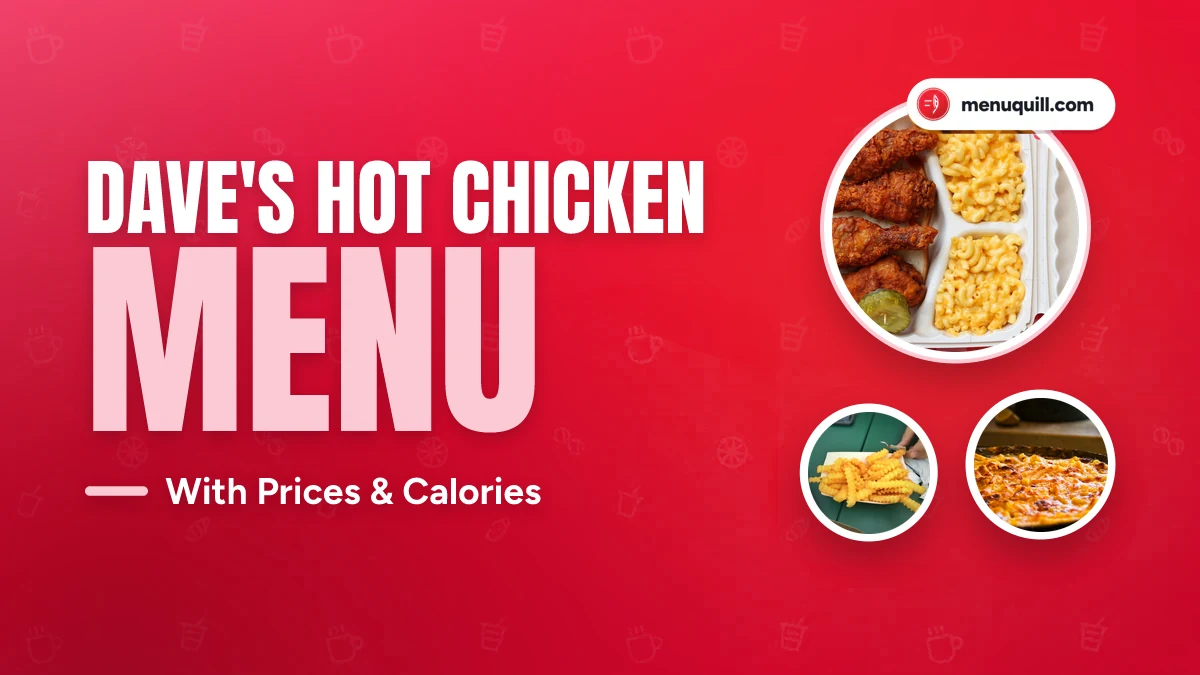 Dave's Hot Chicken menu