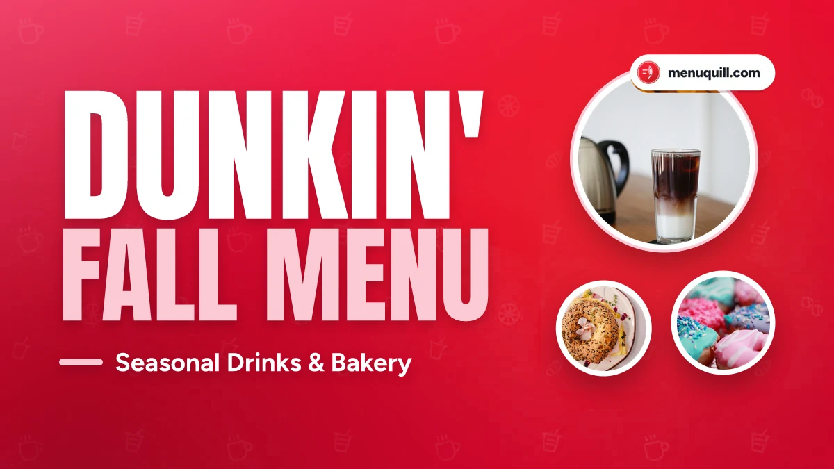 Dunkin' Donuts fall menu