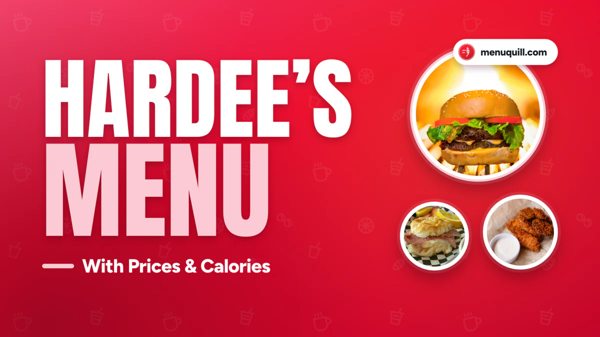 Hardee's menu