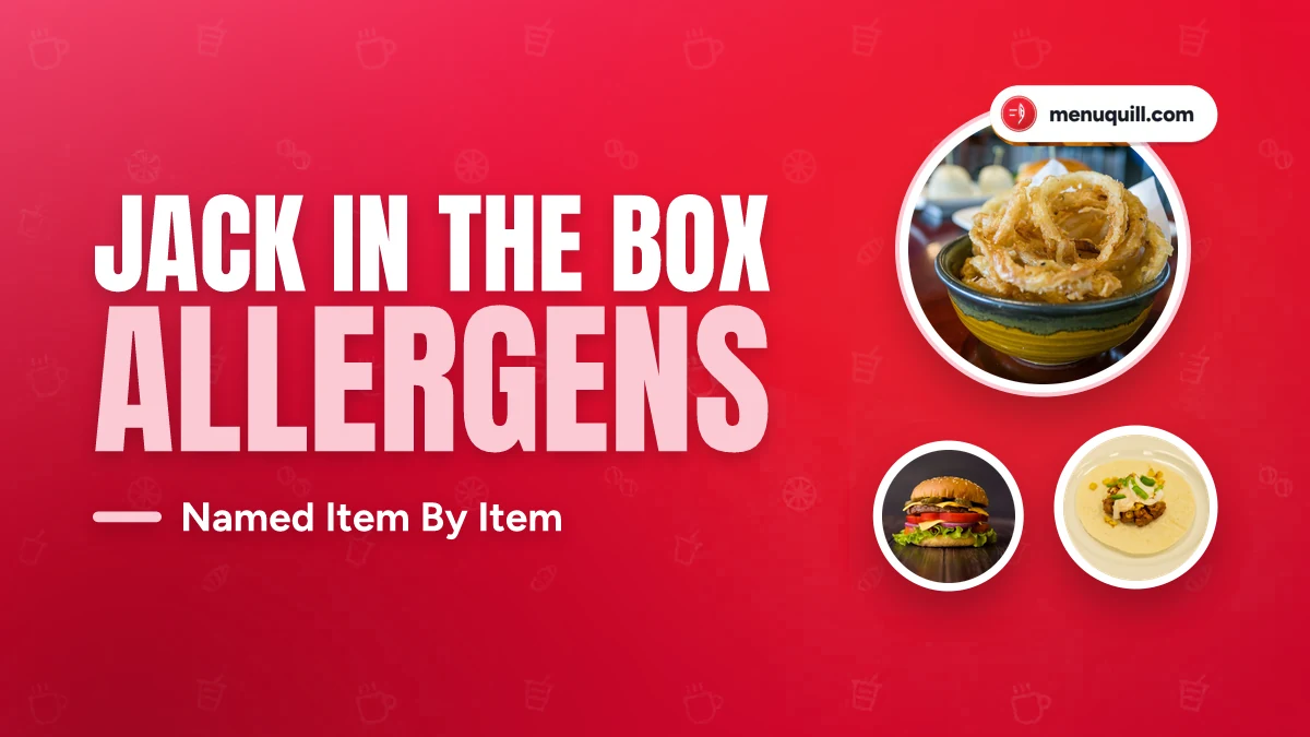 Jack in the Box allergen menu