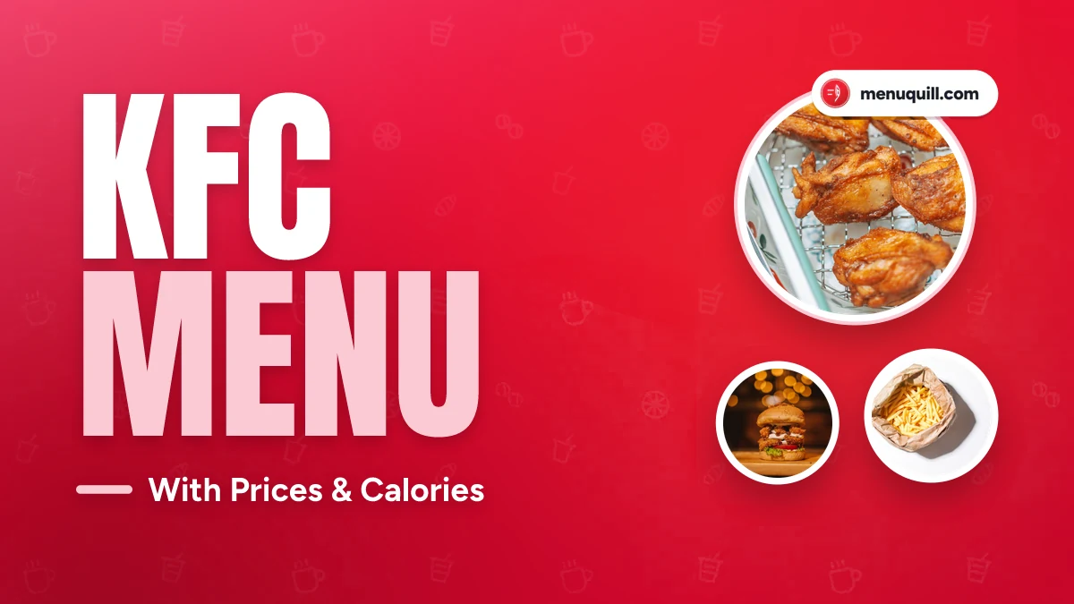 KFC menu