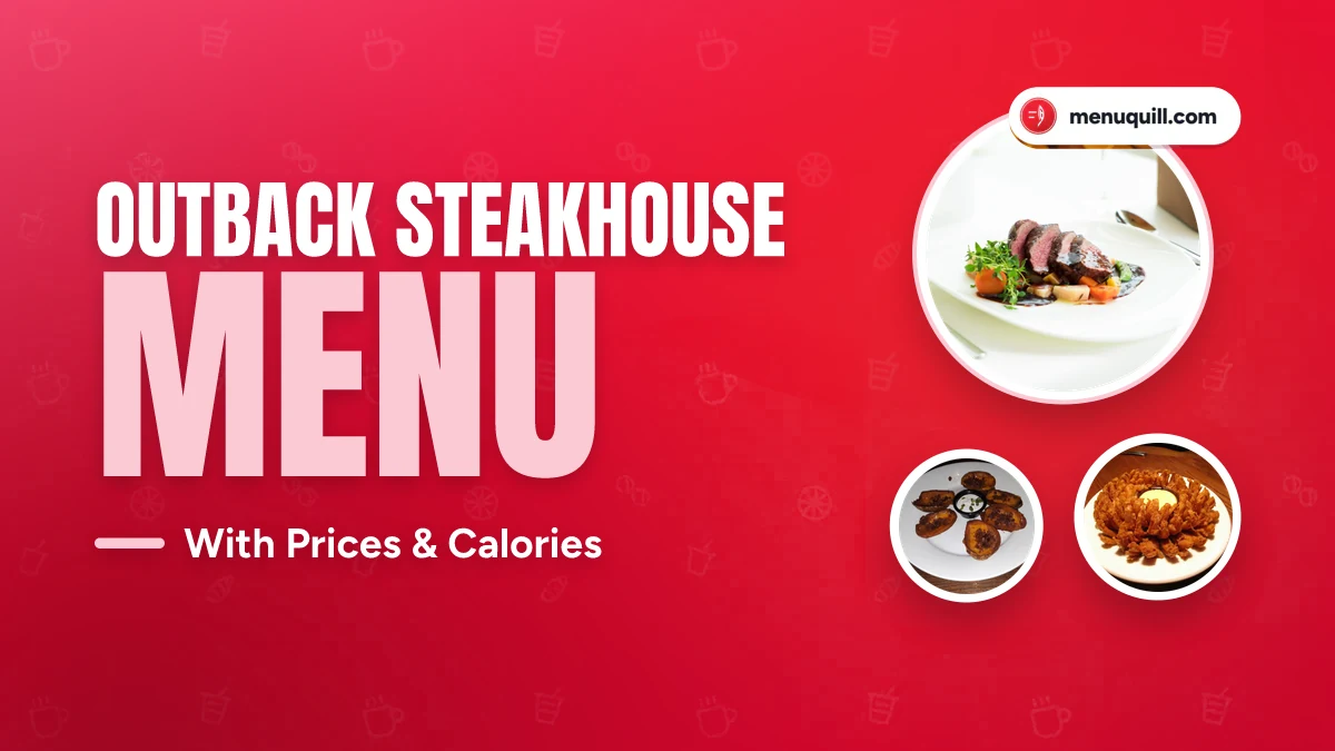 Outback Steakhouse menu