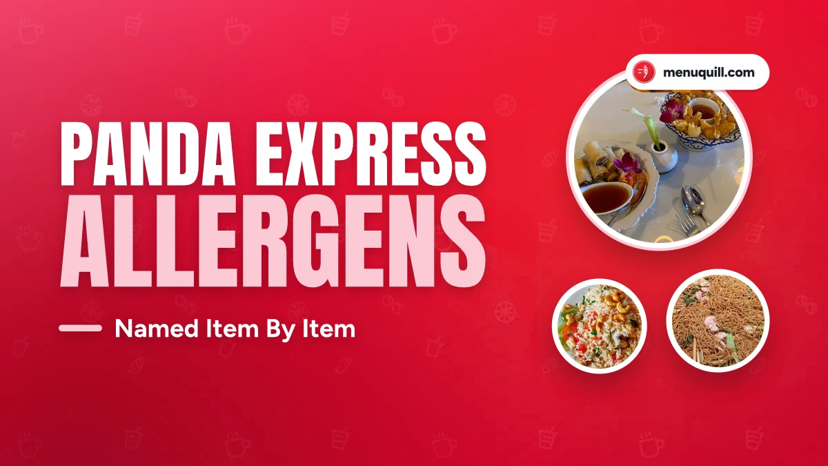 Panda Express allergen menu