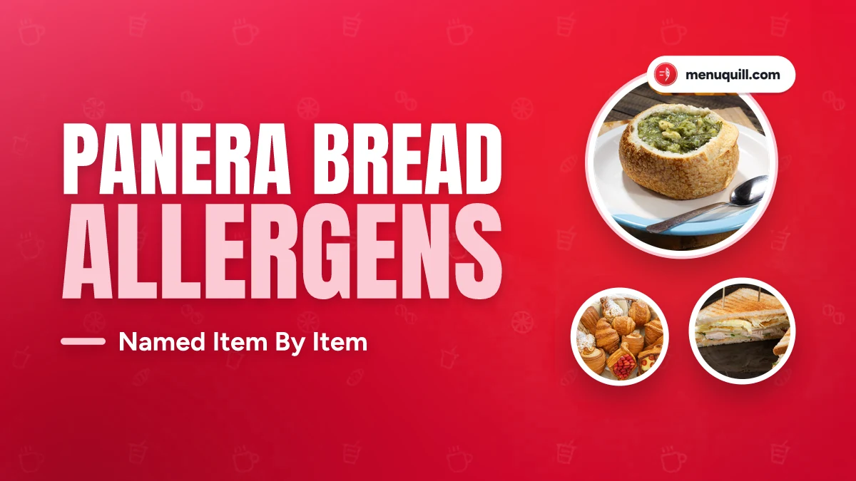 Panera Bread allergen menu