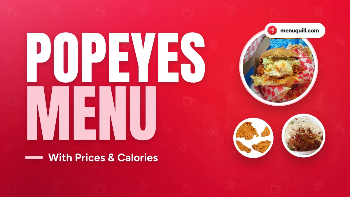 Popeyes menu