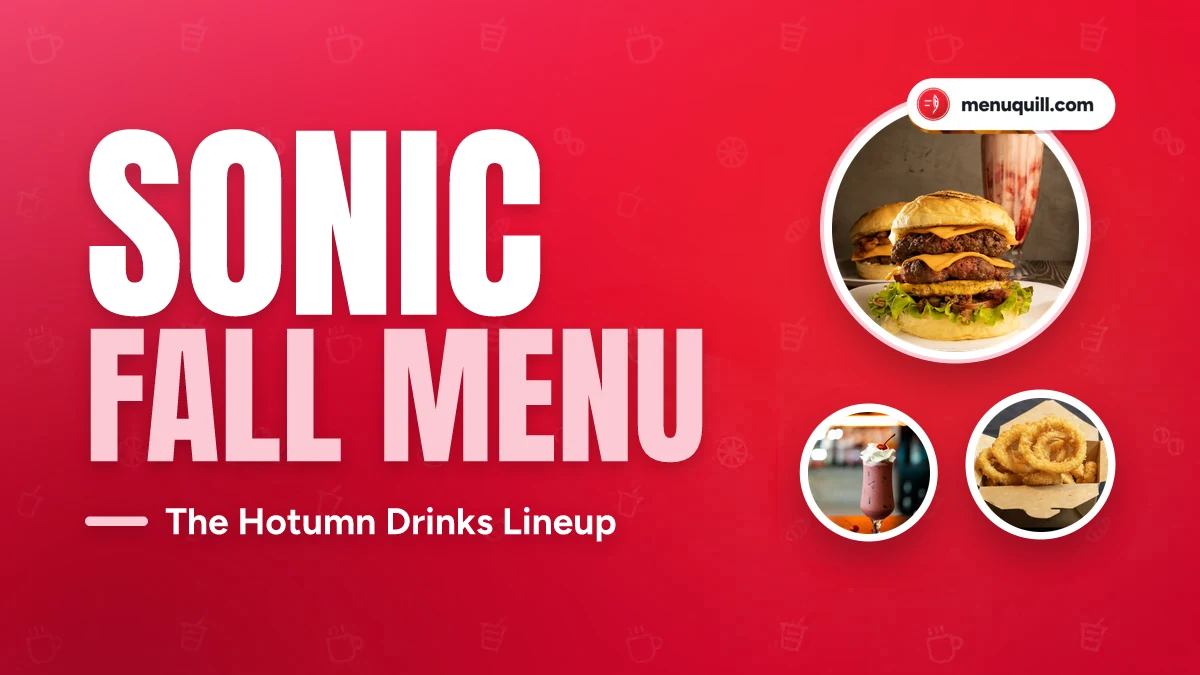 Sonic fall menu