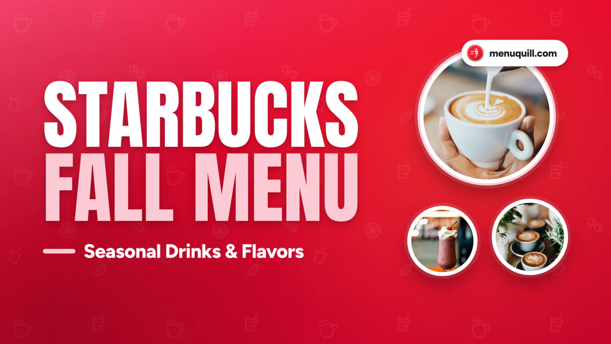 Starbucks fall menu