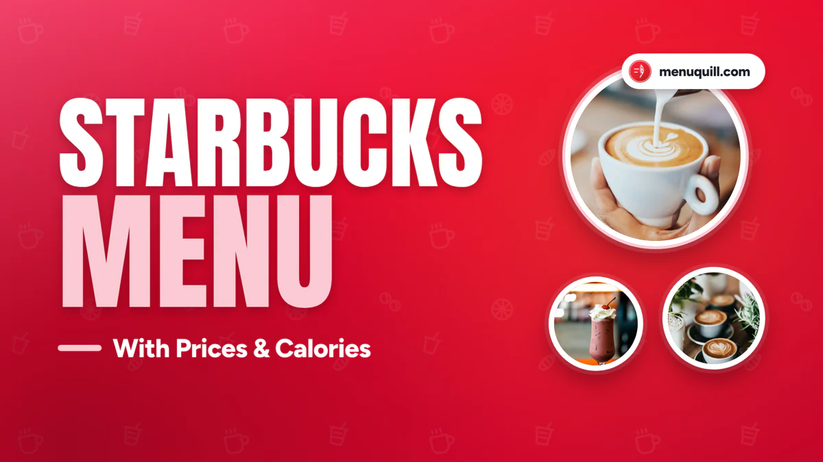 Starbucks menu
