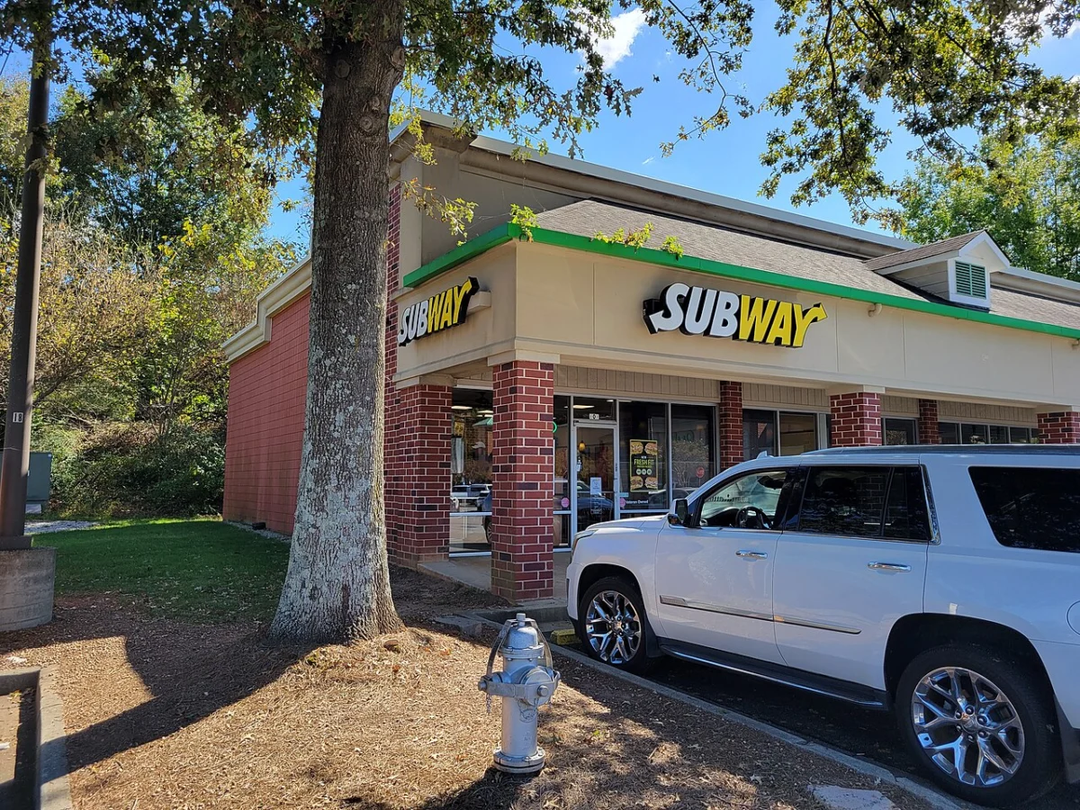 A Subway restaurant building in Free Home, Georgia