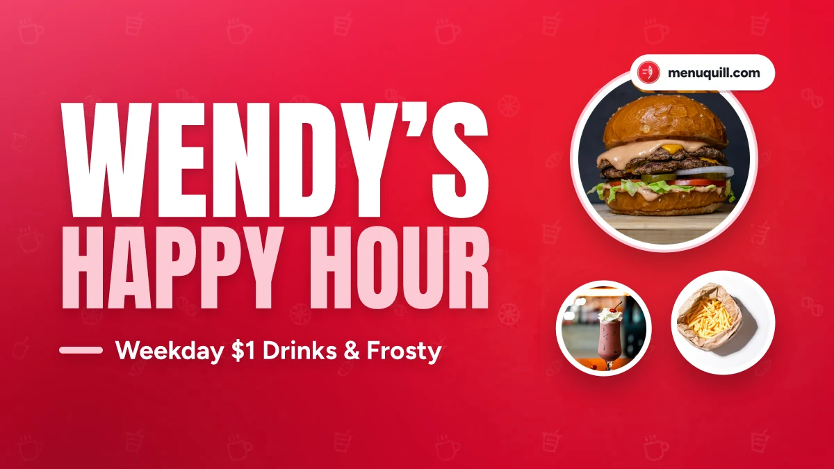 Wendy's happy hour