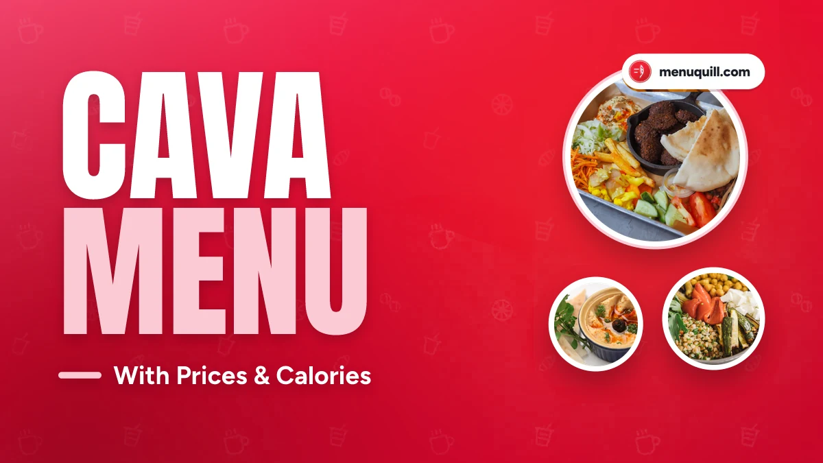 CAVA menu