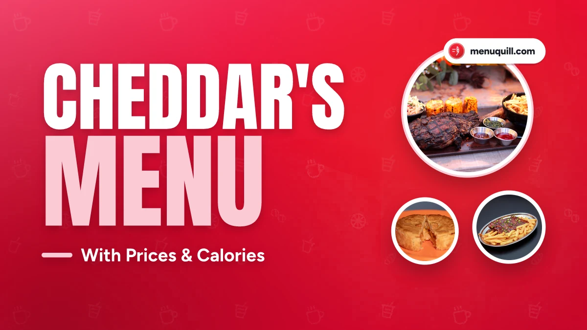 Cheddar's menu