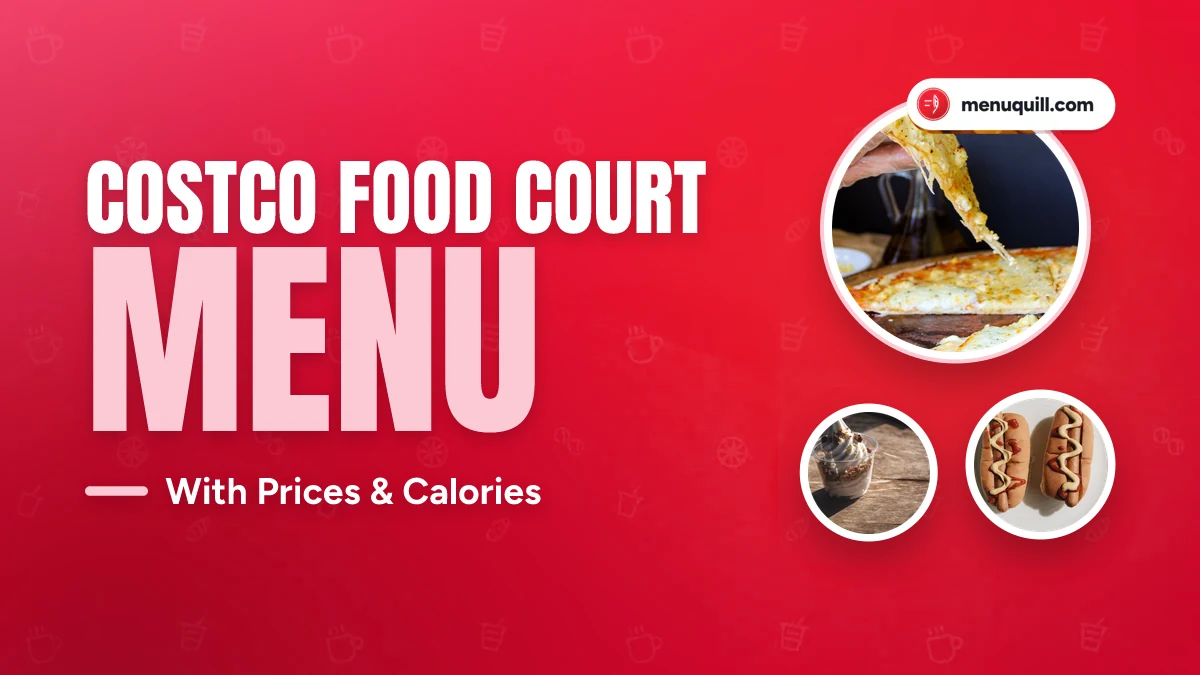 Costco food court menu