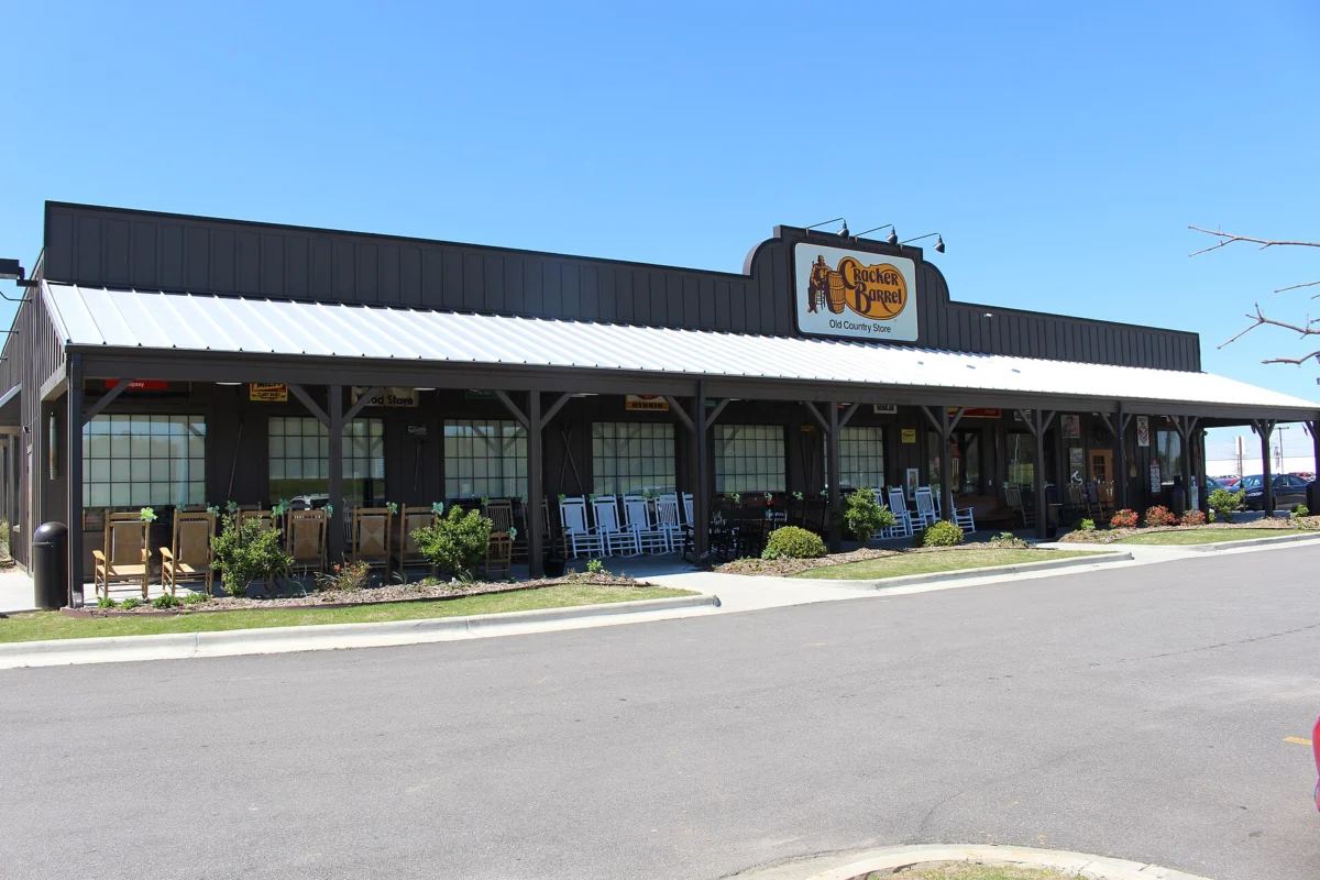 A Cracker Barrel restaurant building in the United States