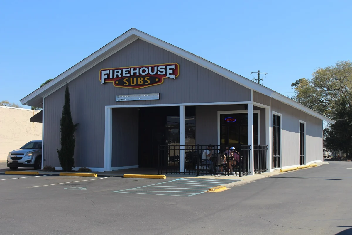 A Firehouse Subs restaurant building in the United States