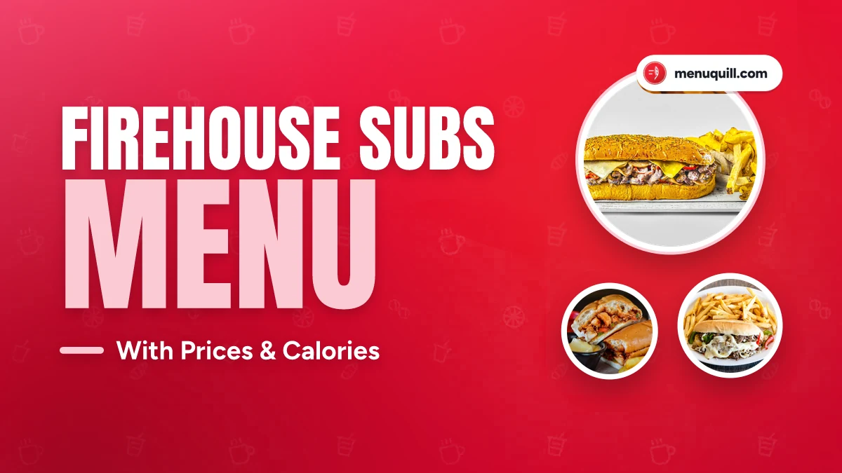 Firehouse Subs menu
