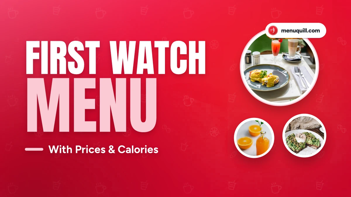 First Watch menu