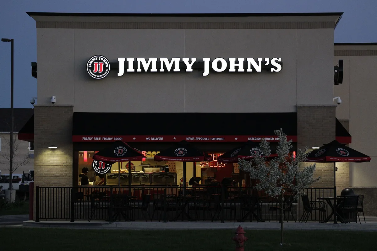A Jimmy John's sandwich shop building in the United States