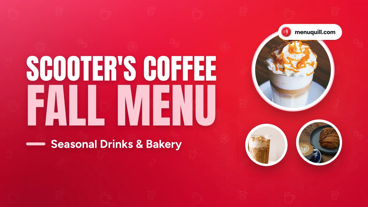 Scooter's Coffee fall menu