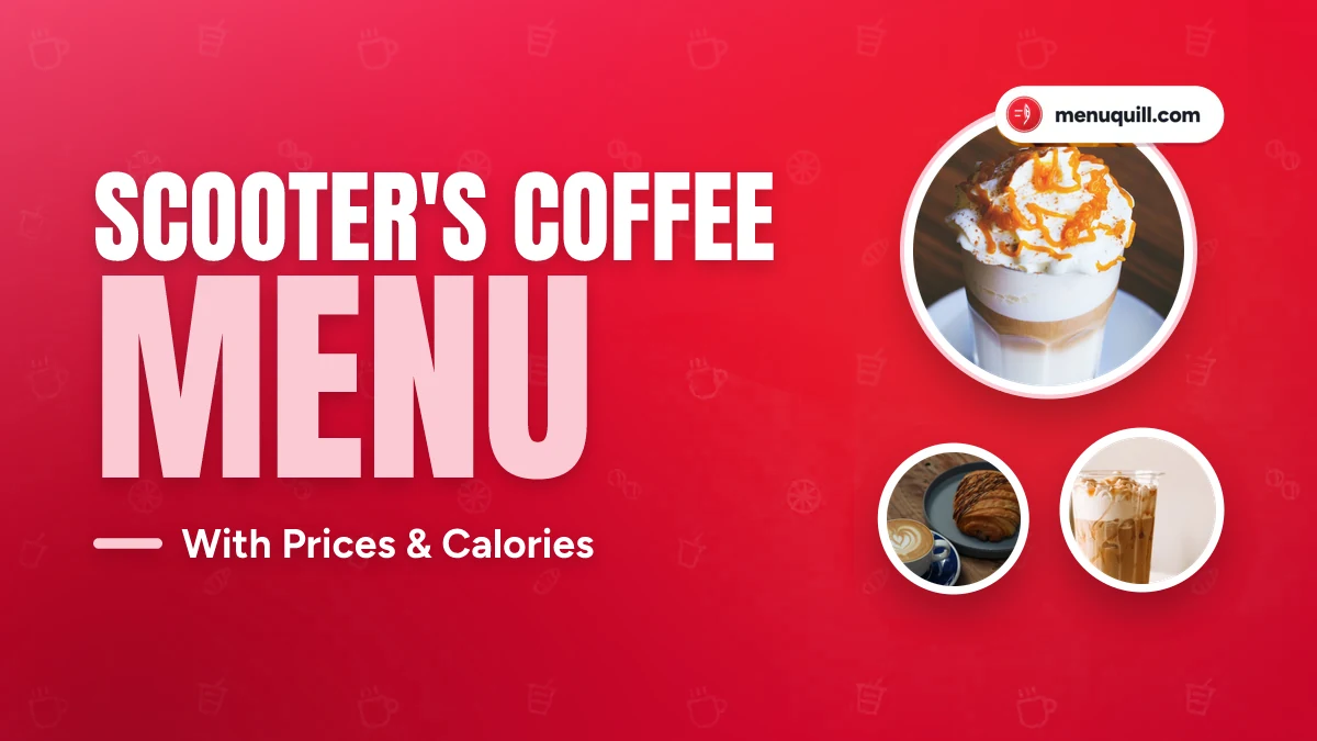 Scooter's Coffee menu