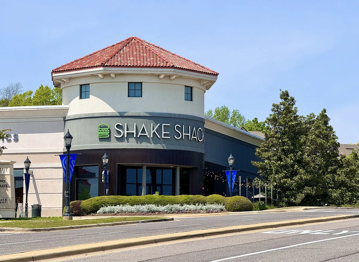 A Shake Shack restaurant building in the United States