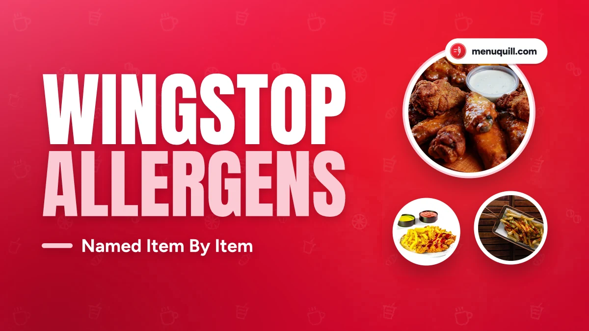 Wingstop allergen menu