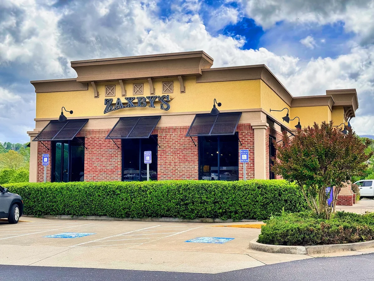 A Zaxby's restaurant building in the United States