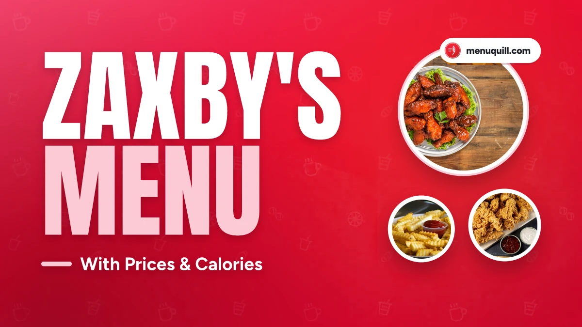Zaxby's menu